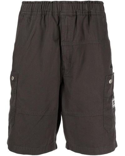 Izzue Multiple Cargo Pockets Shorts - Gray