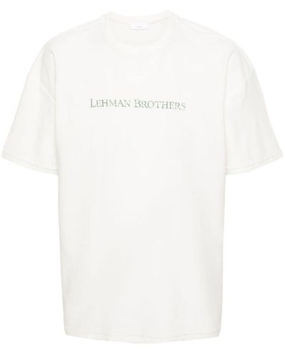 1989 STUDIO T-shirt Lehman Brothers - Bianco
