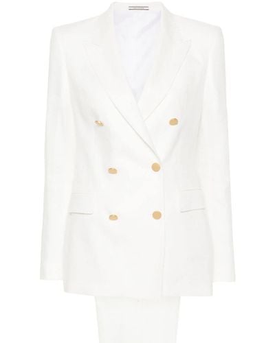 Tagliatore T-Parigi double-breasted suit - Blanc