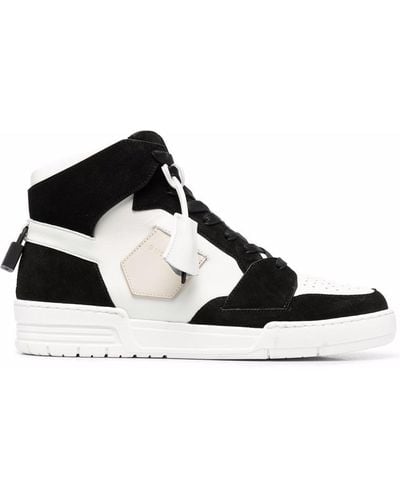 Buscemi Baskets montantes Air Jon - Blanc