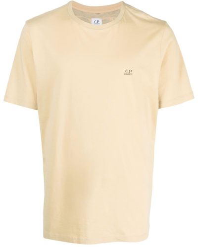 C.P. Company goggle-print Cotton T-shirt - Natural