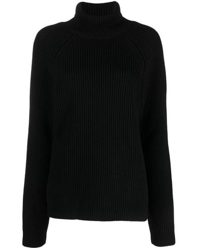 Ludovic de Saint Sernin Roll-neck Wool Sweater - Black