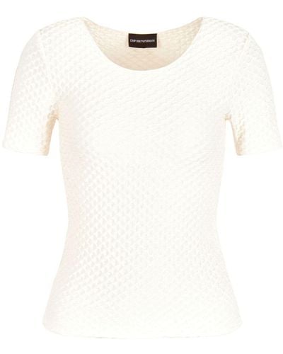 Emporio Armani Asv Short-sleeve Jumper - White