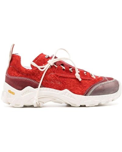 Our Legacy Gabe Sneakers aus Wildleder - Rot
