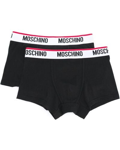 Moschino Shorts mit Logo - Schwarz