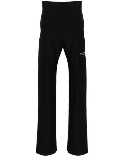 Givenchy Straight-leg Wool Trousers - Black