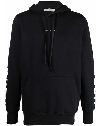 1017 ALYX 9SM Hoodie mit grafischem Print - Schwarz