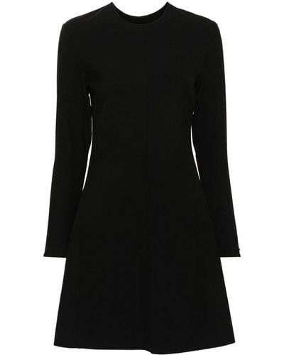 Calvin Klein Crepe Mini Dress - Black