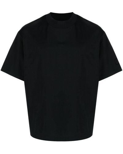 Neil Barrett Crew-neck Cotton T-shirt - Black