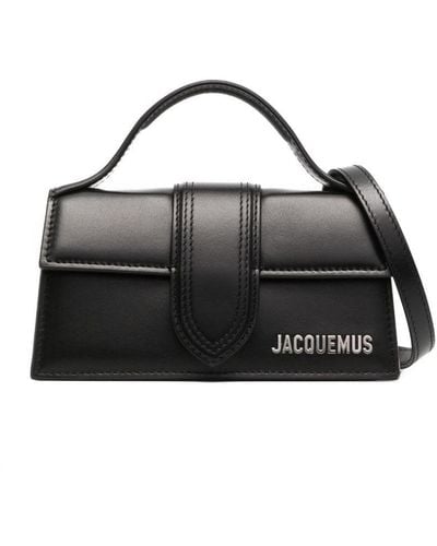 Jacquemus Le Bambino Leather Tote Bag - Black