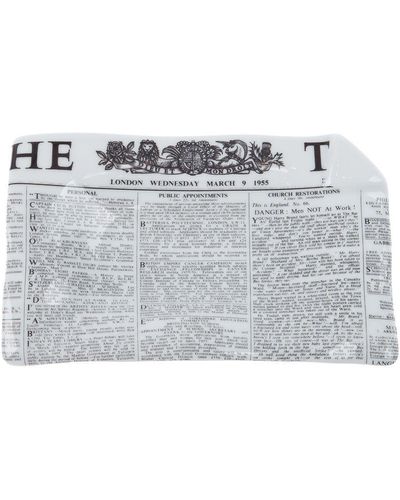 Fornasetti Cendrier "The Times" - Gris
