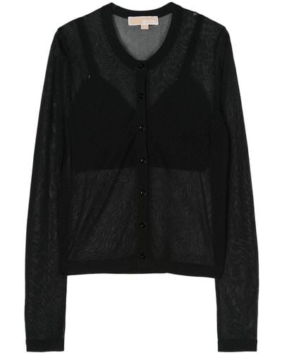 MICHAEL Michael Kors Knitted Cardigan Set - Black