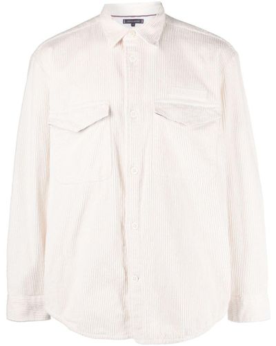 Tommy Hilfiger Corduroy Cotton Shirt - Natural