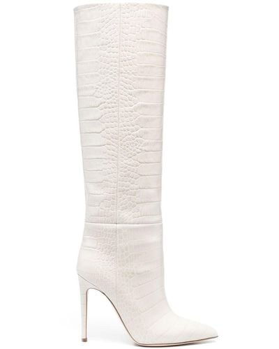 Paris Texas Knee-high Boots - White