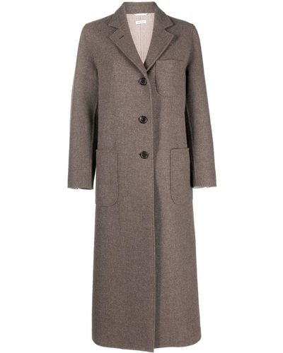 Thom Browne Single-breasted Wool-cashmere Coat - Brown