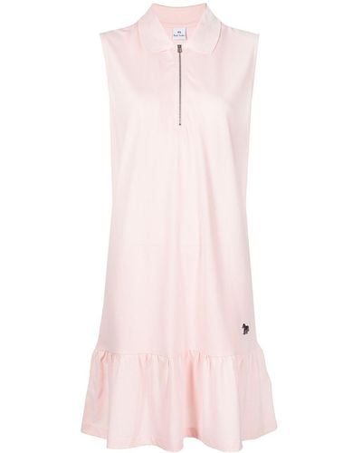 PS by Paul Smith Kleid mit Patch - Pink