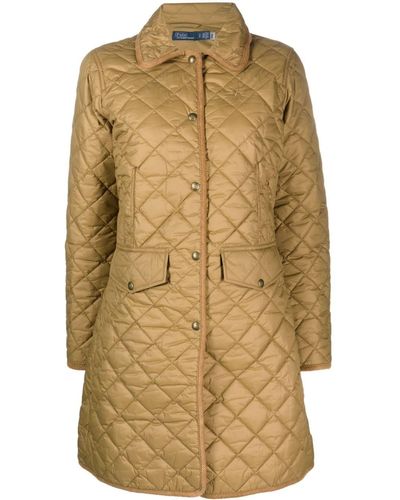 Polo Ralph Lauren Poly Quilted Coat - Natural