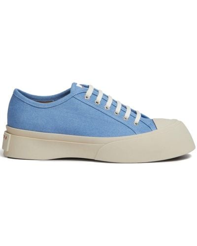 Marni Pablo Canvas Sneakers - Blue