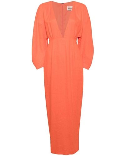 Mara Hoffman Irina Empire-line Dress - Orange