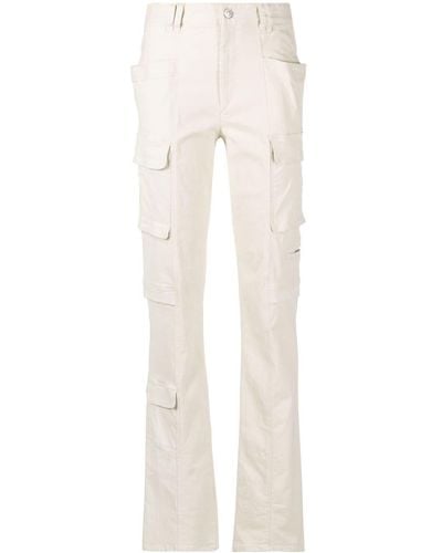 Isabel Marant Slim-cut Cargo Pants - White