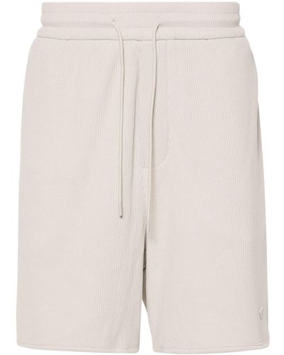 Emporio Armani Pantalones cortos con logo bordado - Neutro