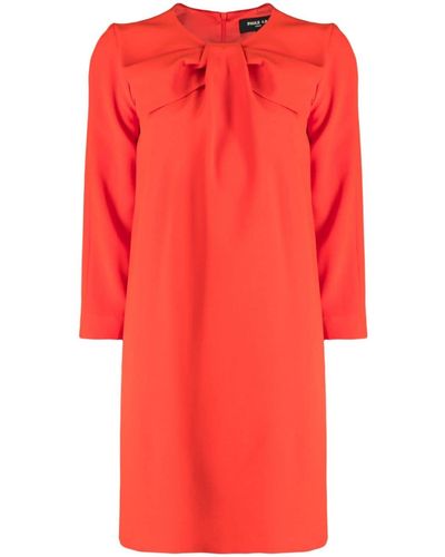 Paule Ka Mini-jurk Met Strikdetail - Rood