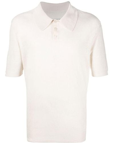 Maison Margiela Kurzärmeliges Poloshirt - Weiß
