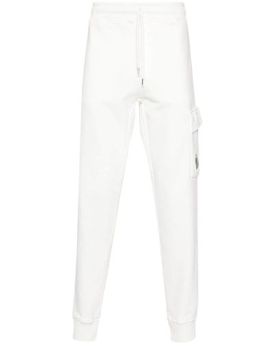 C.P. Company Lens-detail Cotton Track Trousers - White