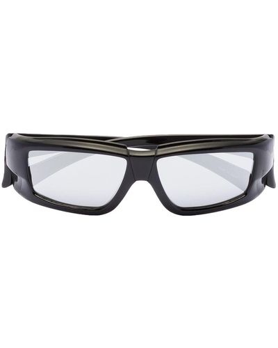 Rick Owens Rectangle-frame Sunglasses - Black