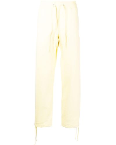 Suicoke Drawstring-waist Cotton Track Trousers - Yellow