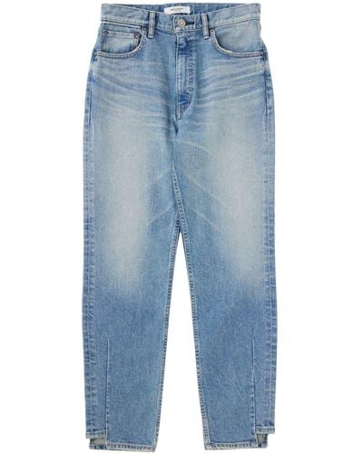 Moussy Richlane Cropped Skinny Jeans - Blue