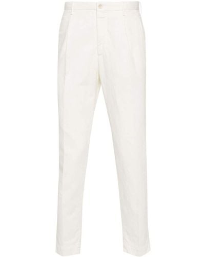 Incotex Pantalones de vestir ajustados - Blanco