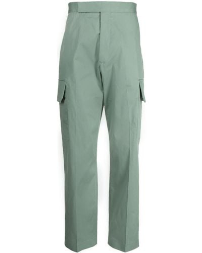 Paul Smith Flap-pockets Straight-leg Trousers - Green