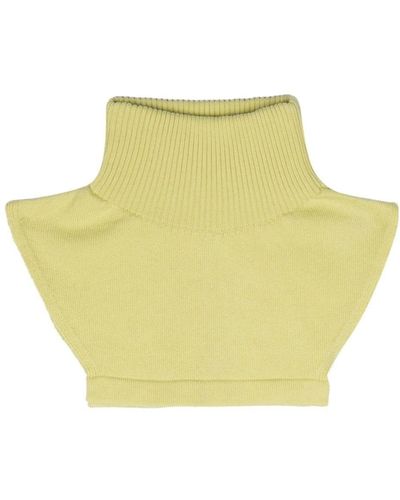 Barrie High-neck Cashmere Collar - Yellow