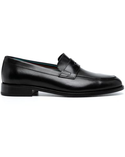 Paul Smith Montego Leather Penny Loafers - Black