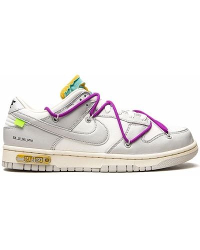 NIKE X OFF-WHITE Dunk Low "lot 21" Trainers - White