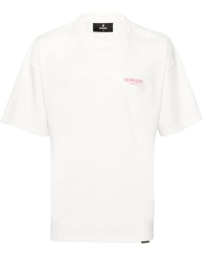 Represent T-Shirt mit Owners Club-Print - Weiß