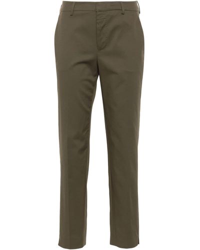 PT Torino Tapered-leg tailored trousers - Grün