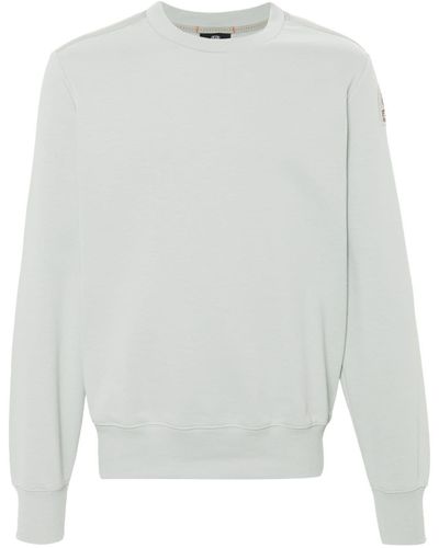 Parajumpers Sweatshirt mit Logo-Applikation - Weiß