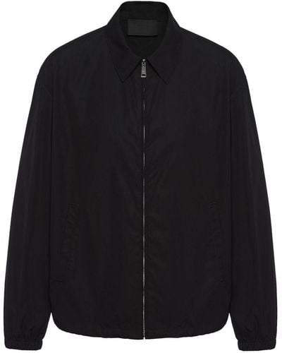Prada Cotton Poplin Shirt Jacket - Black