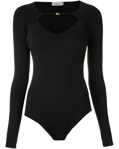 Amir Slama Long-sleeved Bodysuit - Black