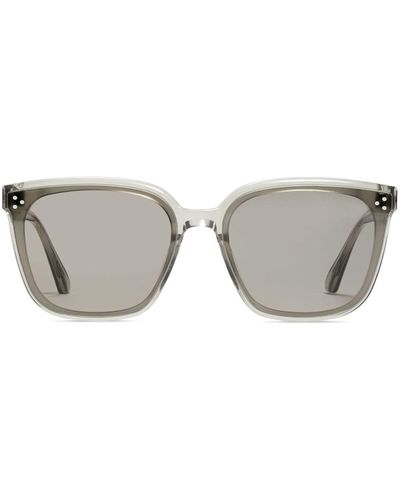 Gentle Monster Transparent-rectangle-frame Sunglasses - Gray