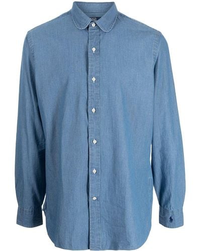 Polo Ralph Lauren Overhemd Met Chambray - Blauw