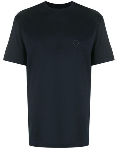 Giorgio Armani T-shirt à logo imprimé - Noir