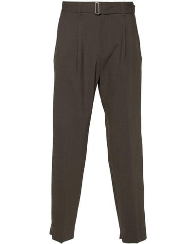 Altea Pleat-detail Pants - Gray