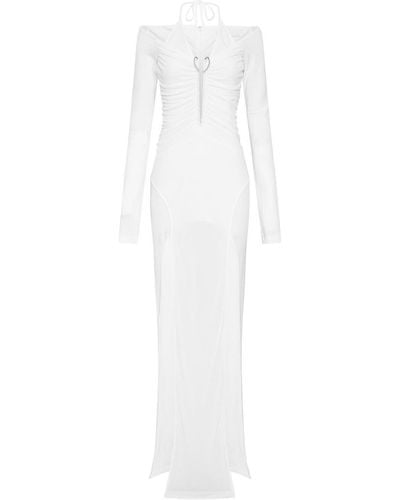 Dion Lee Mobious Halterneck Gown - White