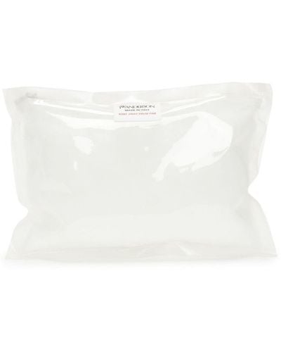 JW Anderson Abstract-print Cushion Clutch - White