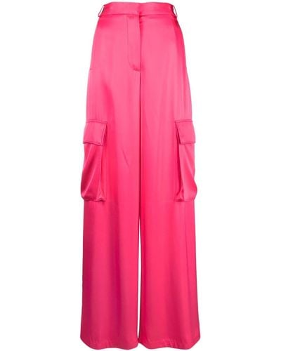 Versace Wide-leg Cargo Trousers - Pink
