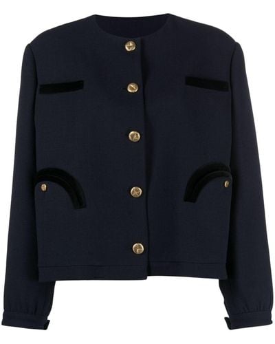 Blazé Milano Resolute Wool Jacket - Blue