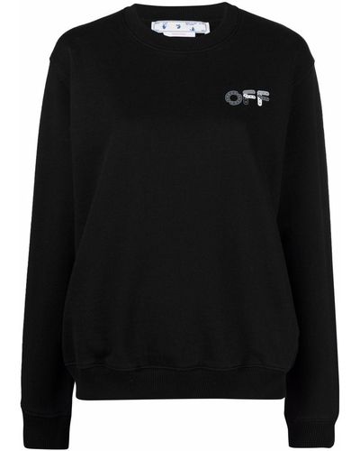 Off-White c/o Virgil Abloh Arrows-print Logo Sweatshirt - Black